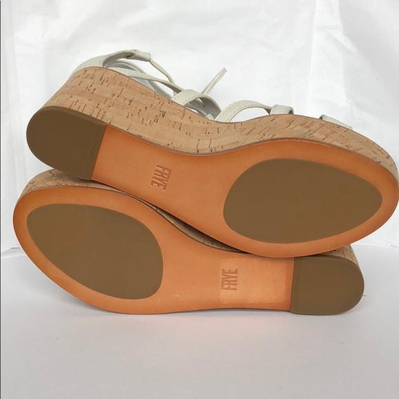 Frye Heather Gladiator - Cream White - Picture 4 of 8